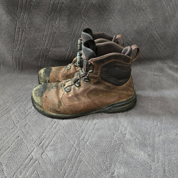 Red Wing Exos Lite BOA Work Boots Mens Sz 8.5EE Brown 6” Steel Toe Waterproof. - Picture 2 of 12
